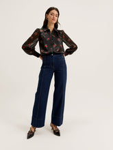 Women's Long Sleeve Shirt with Rose Print from Review Australia
